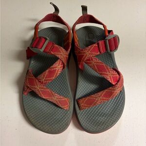 Chaco Kids Sandals in Red and Gray